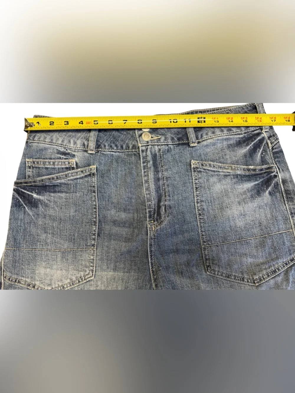 EUC Pilcro The Wanderer Denim Shorts - Picture 5 of 11